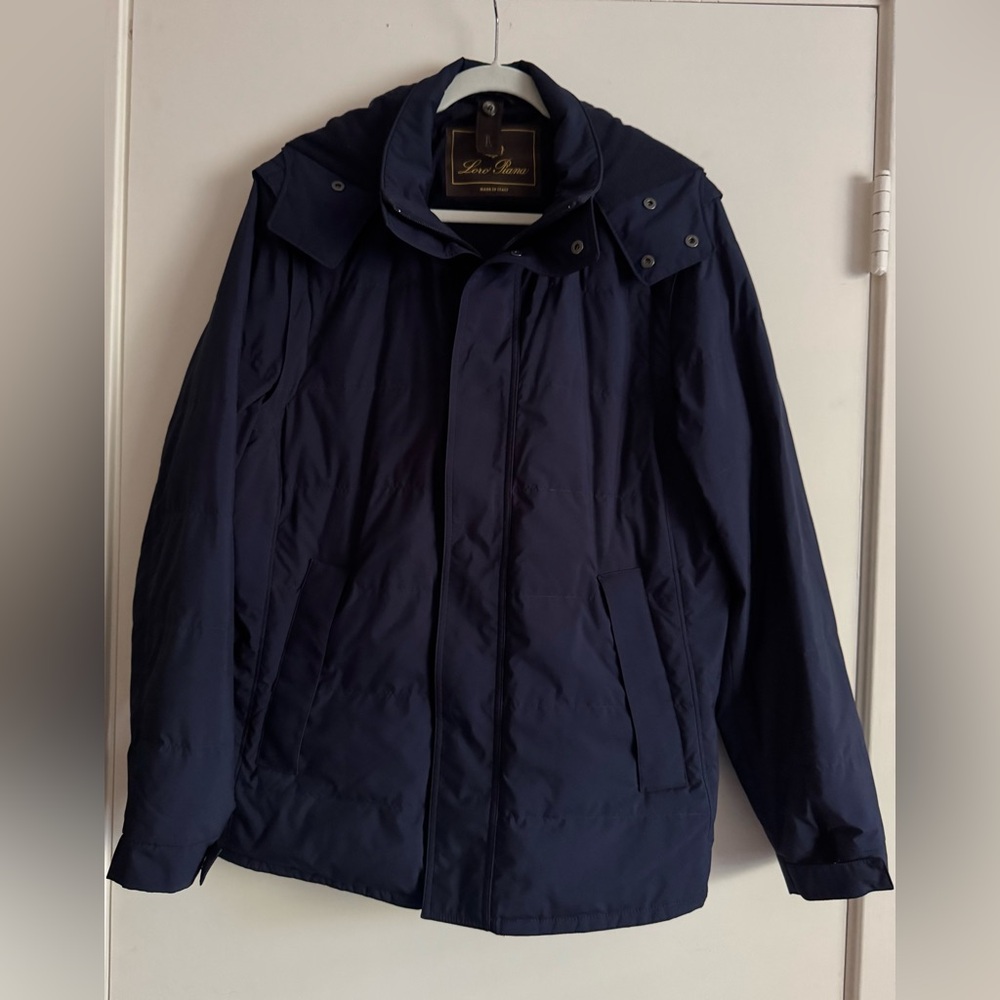 Loro Piana Storm System Goose Down Jacket – Navy, Size M